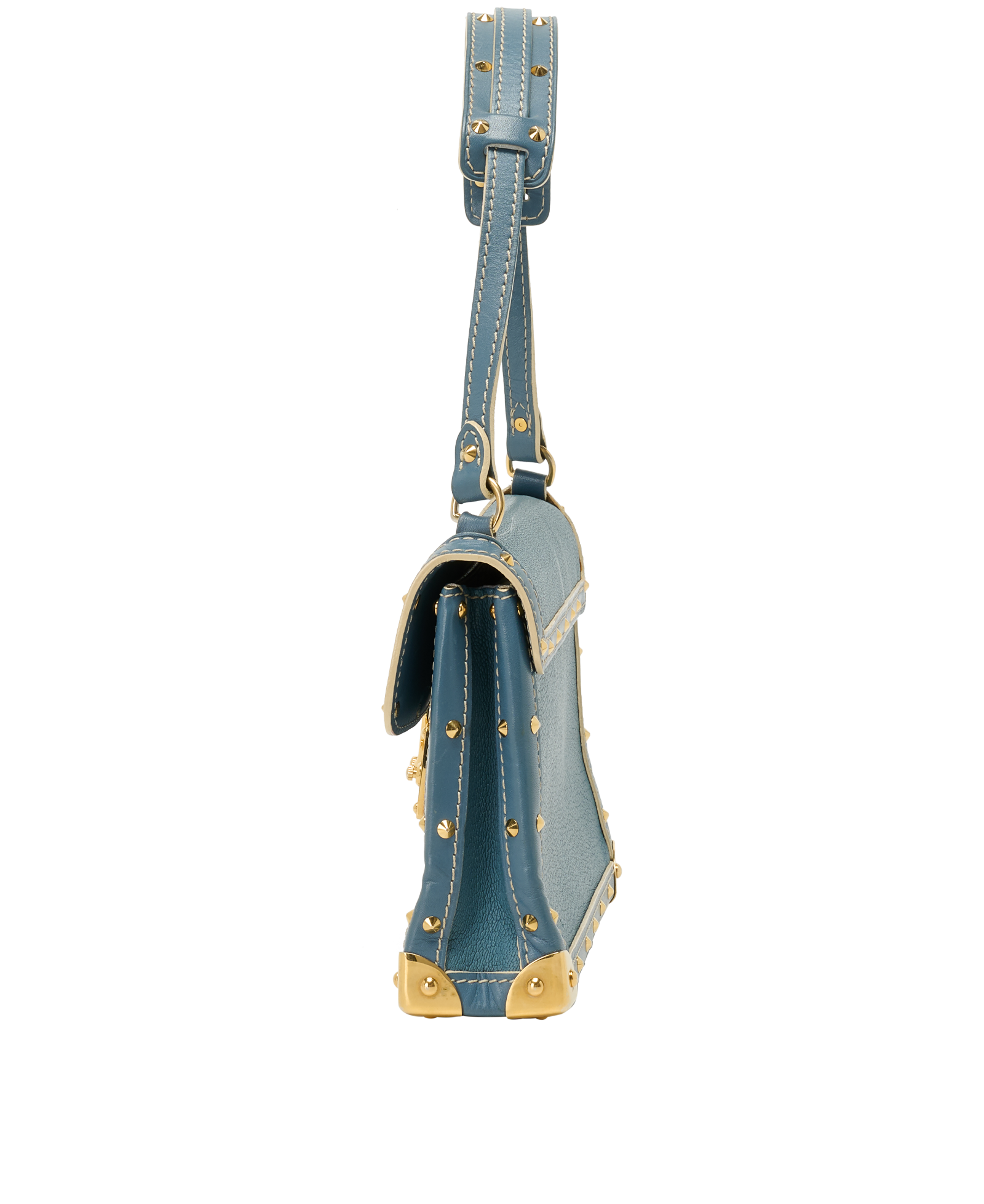 Small Le Talentueux, &pound;595, Handbags, Blue, Leather, Bottom view